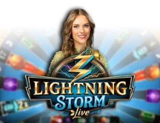 Lightning Storm logo by Evolution at Rhinobet Casino