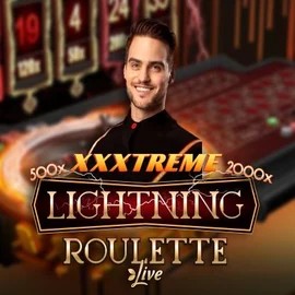 XXXtreme Lightning Roulette logo by Evolution Rhinobet Casino